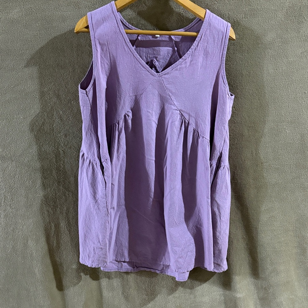 Women's Purple Sleeveless dress